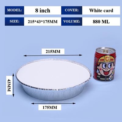 8인치 엽서 점심 상자 컨테이너 커버 215*175*43mm 제조업체 BBQ 음식 컨테이너