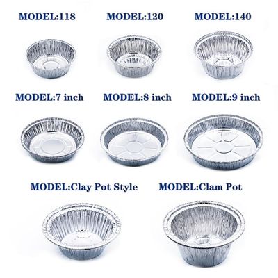 열에 강하고 위생적인 알루미늄 호일 음식 용기, 편리한 음식 보관을 위해