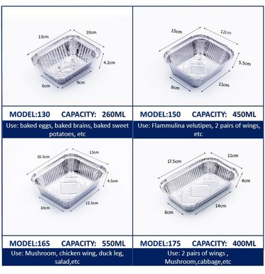 외식업계의 식품 등급 알루미늄 도시락에 적합하며, 맞춤형 서비스와 10년 이상의 전문 공장 지원을 제공합니다.