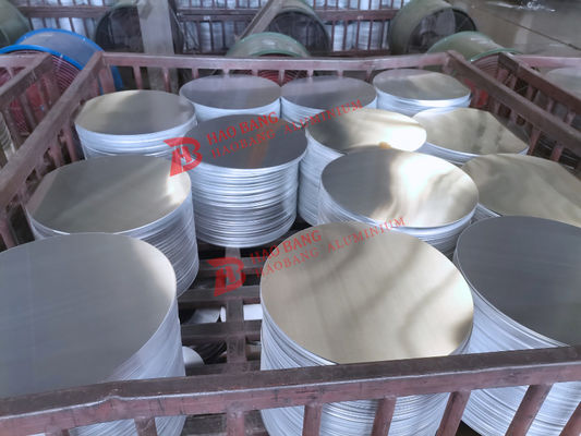 주방용품 적용을 위한 0.3~6mm 두께 및 80~1600mm 직경의 맞춤형 알루미늄 디스크 및 서클