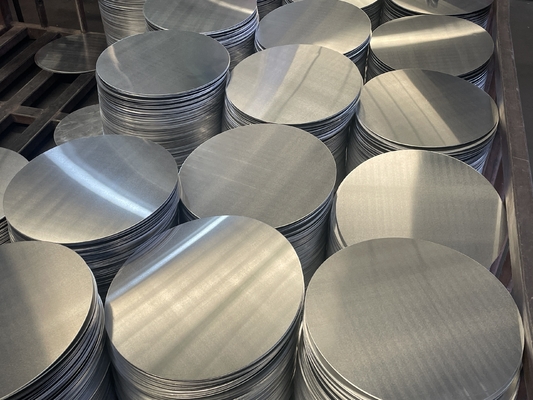 1100 1050 1060 Aluminum Circle For Lighting Lamp 원형 은 재료