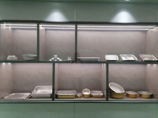 냉불 알루미늄 필름 식품 용기 직경 500mm