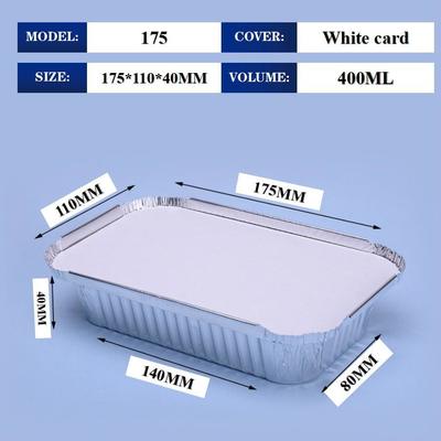 3가지 뚜껑 옵션이 있는 식품 등급 알루미늄 호일 도시락