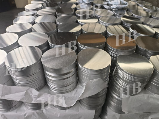 高平度 1050/3003 合金铝盘 深拉伸 抗裂纹 定制直径 用于工业冲压