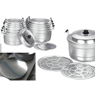 밀링 완성 표면 1050-H14 알루미늄 웨이퍼 / 알루미늄 디스크 직경 80mm ~ 1600mm 도로 경고 표지판