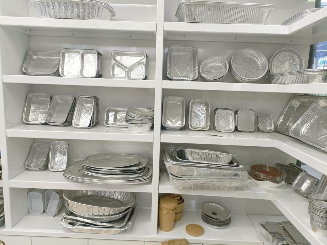 냉불 알루미늄 필름 식품 용기 직경 500mm